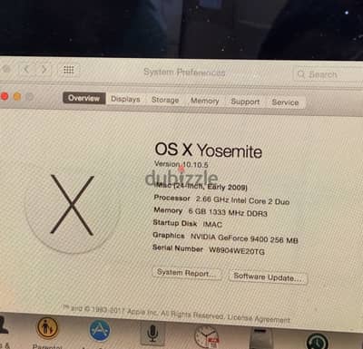 iMac 24 inch early 2009