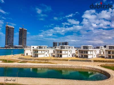 شاليه للبيع  استلام فوري بمزارين الساحل الشمالي في قلب العلمسن الجديدة امام ابراج  سيتي ايدج بتشطيب فندقي