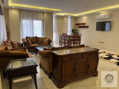 Furnished apartment for rent in Andalus 1, opposite Mivida and behind the American University, 180 sq m, 3 bedrooms and 2 bathrooms, first floor, hote