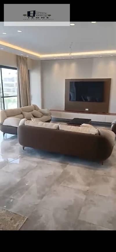 Fully Furnished Penthouse for Rent – Lake View Residence, New Cairo, 266 SQM + Roof, 4 Bedrooms, 4 Bathrooms, First Use