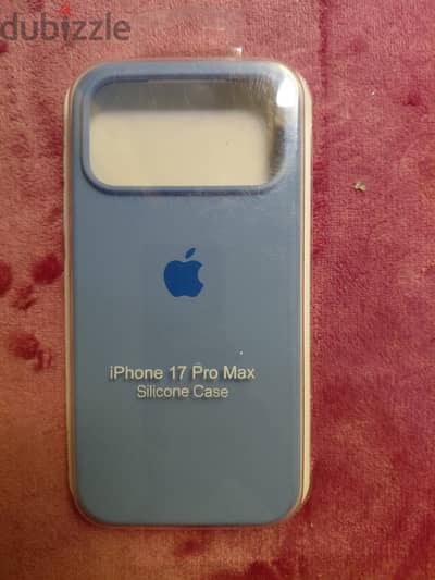 كفر سيليكون iPhone 17 Pro Max لون أزرق – جديد