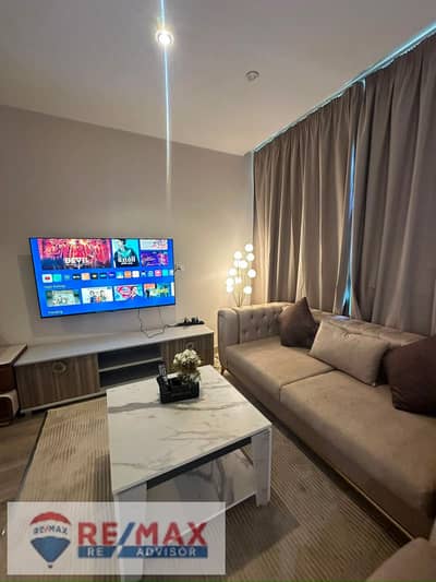 Fully furnished hotel studio on the 8th floor in Zed Towers, Sheikh Zayed