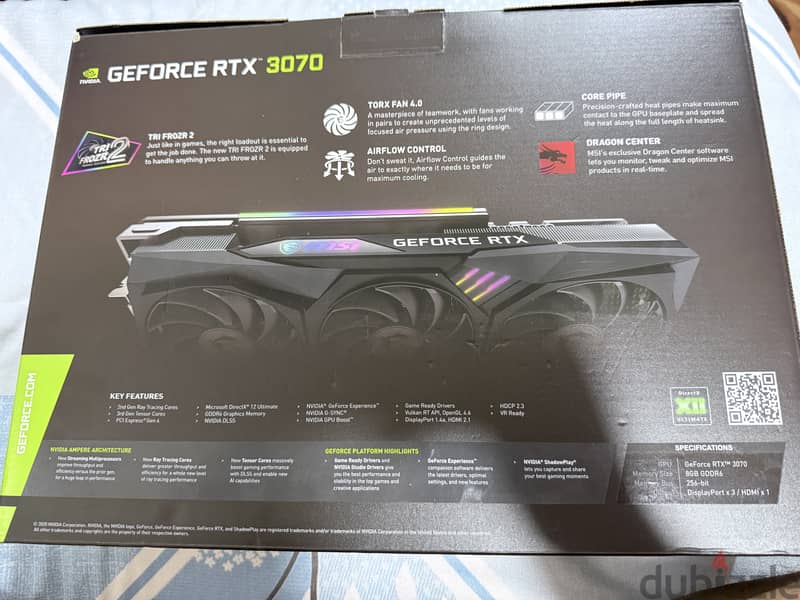 GeForce RTX 3070 MSI VERSION 1