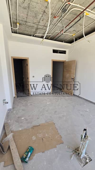 Corner Clinic 68 sqm with panoramic view on plaza and underground Parking for rent at 3sixty golden square New Cairo