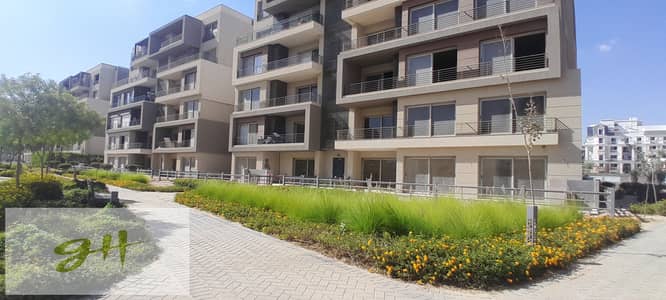 شقة مع جاردن جاهزة للاستلام للبيع في بالم هيلز، القاهرة الجديدة  Palm Hills New Cairo
