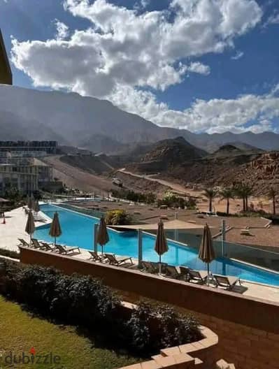 استلم فوري شالية متشطب علي جبل الجلالة غرفتين Full Sea View بجوار المونت جلالة و جامعة الجلالة