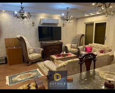 شقه ايجار مفروش فرش وتشطيب مودرن هاي اند مكيفه بالكامل فيو لاند سكيب في المرحله ثالثه ب بكومباوند الخمائل الشيخ زايد