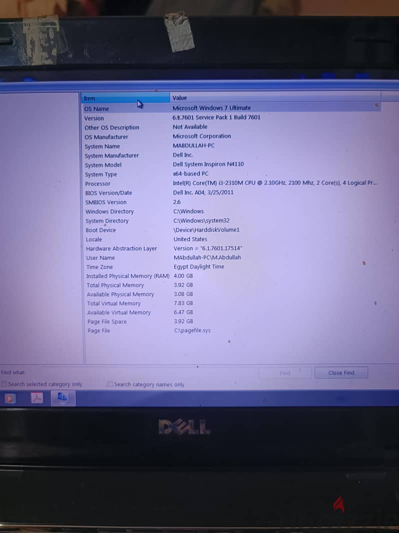 Dell lap top for sale 2