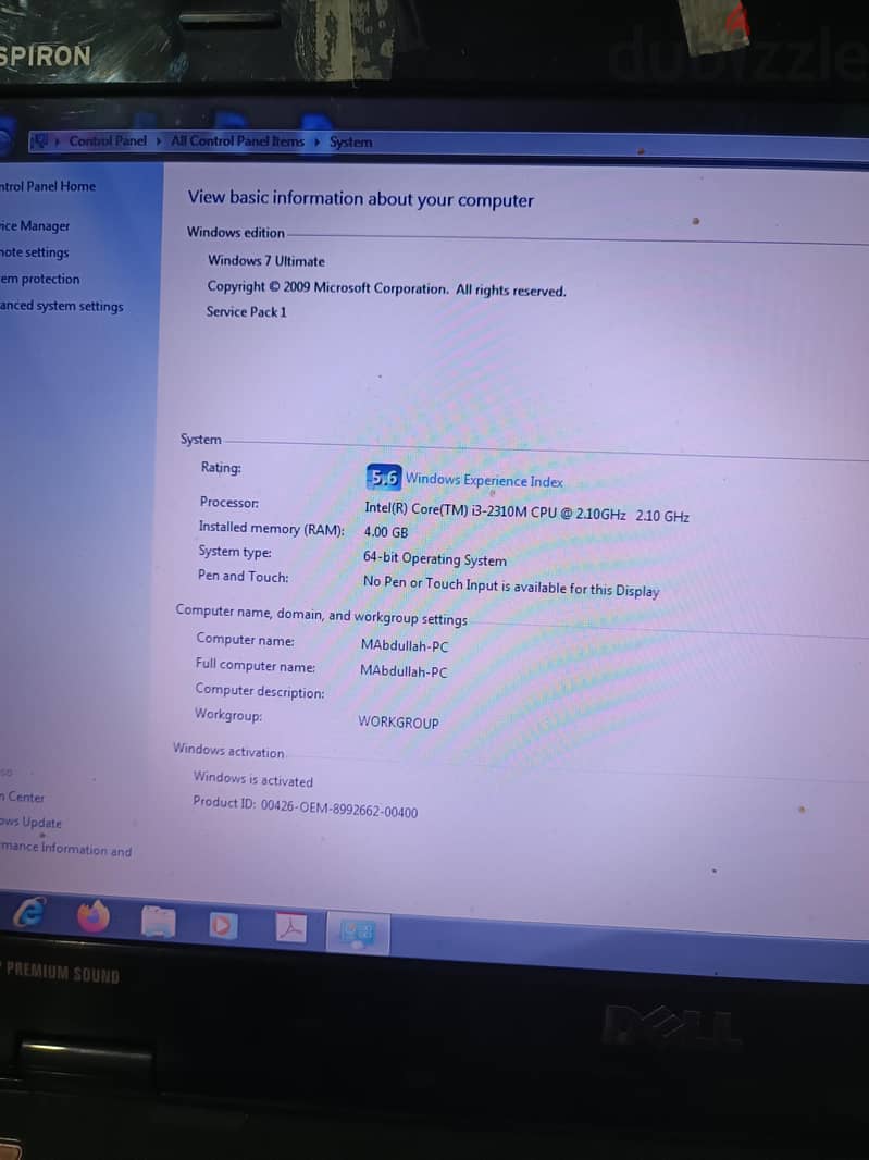 Dell lap top for sale 3