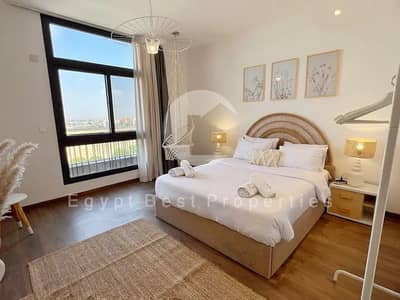 للايجار شقة مفروشة مودرن فيو مفتوح 3 غرف+ناني CFC كايرو فيستيفال سيتي