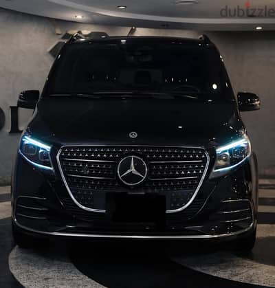 سيارة فان مرسيدس ٢٠٢٦ للايجار V300