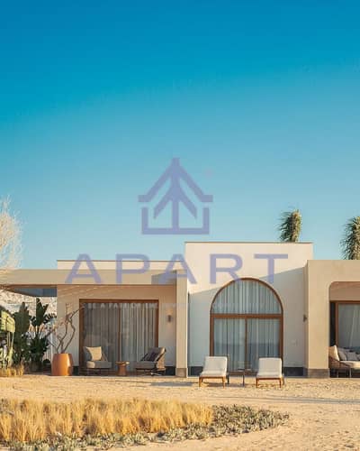 LIMITED OFFER SERVICED CHALET FOR SALE SEA VIEW 5% DP IN THE MED RAS AL HEKMA NORTH COAST