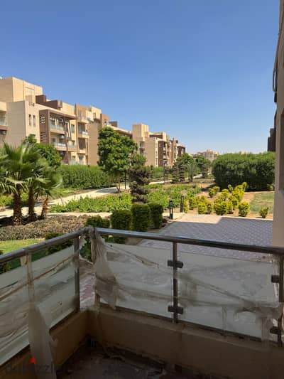 Apartment with a private garden for rent in front of Madinaty directly