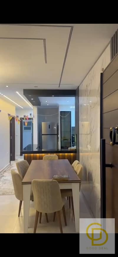 155sqm Ground Floor Ultra Super Lux Apartment for Sale in El Shorouk (9th District) | Near Green Hills Club | American Kitchen Included