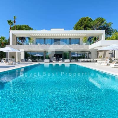 luxury First row villa at Marassi bay land 1000m