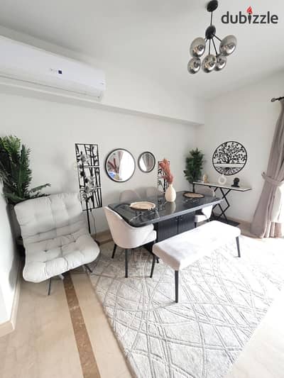 Fully Furnished Apartment for Rent at Mivida Boulevard | 148 sqm | Third Floor | 2 Master Bedrooms | Pool View | Modern Furniture | EGP 95,000/Month