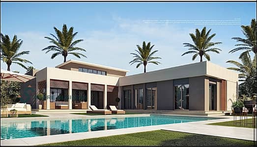 Villa for sale, immediate delivery, and complete finishing in installments over 8 years in Taj City compound