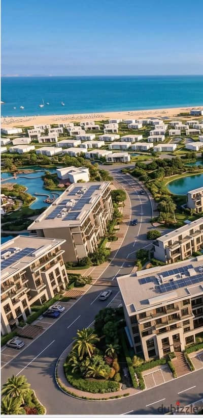 شاليه للبيع في PAUSE Resort الساحل الشمالي بمساحة 85م | إطلالة مباشرة على اللاجون | تقسيط حتى 10 سنوات