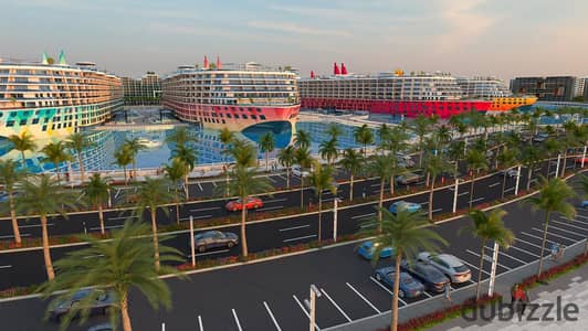 Hotel unit for sale in Porto Grande – New Alamein | 41m | Advance 199,875 EGP