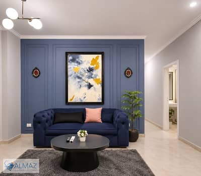 Furnished 70 sqm apartment for rent in South Lotus, Fifth Settlement, directly near the American University in Cairo.