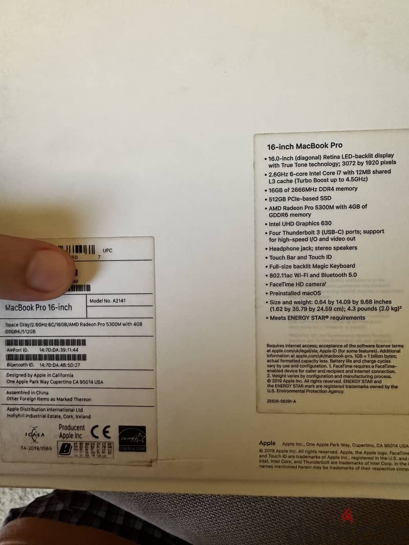 Macbook pro 16 2019 4