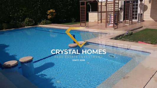 Standalone villa with swimming pool in Al Robwa compound, 840 meters land