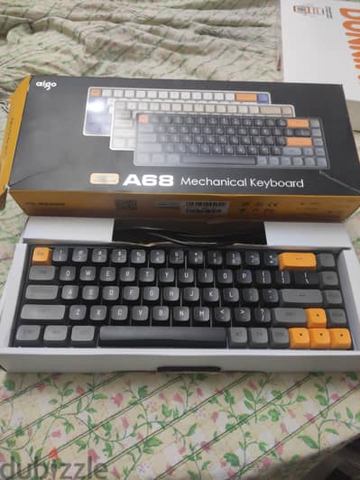 Aigo a68 Wireless keyboard yellow switches