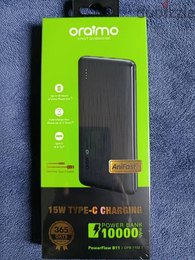 باور بانك اوريمو 10000 مللي أمبير Oraimo PowerFlow B11