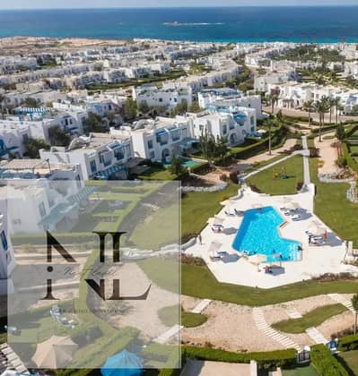 Your Chance to Own a Ground Chalet with Garden in Mountain View Ras El Hekma, 92 sqm + 50 sqm Garden, 2 Bedrooms, Direct Pool View