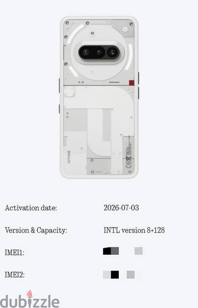 Nothing Phone 3A 8/128 للبدل ب CMF phone 1 مع اخذ الفرق