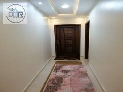 Fully air-conditioned, 3-bedroom furnished apartment for annual rent in Al-Khamael Compound, next to HyperOne and close to all amenities.