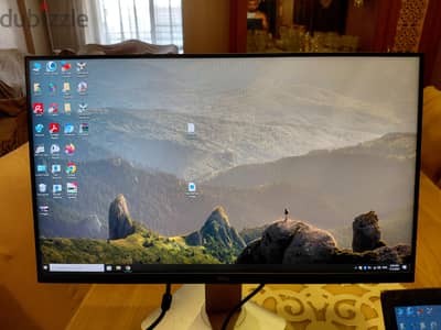 شاشه dell ١٠٠ هرتز بسماعات مدمجه ،٢٤ بوصه