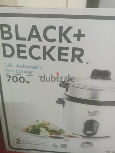 حلة طهي الارز والخضروات ماركة black  decker