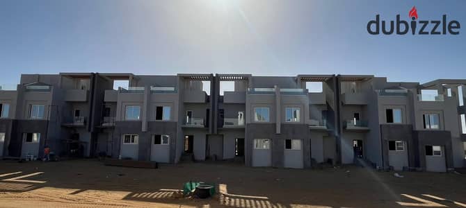 Duplex First Floor + Penthouse with Open Roof in V-Level Dunes | Near Dahshour Link & Beverly Hills