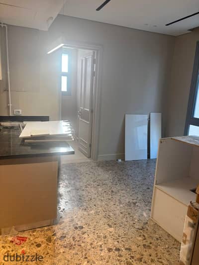 Semi-furnished studio apartment for rent in Al-Jazi Compound
