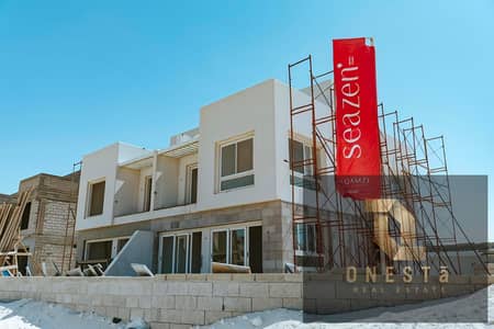 Villa for sale, ready for delivery in 2027, fully finished with air conditioning and kitchen, with a 24% discount in Seazen, North Coast
