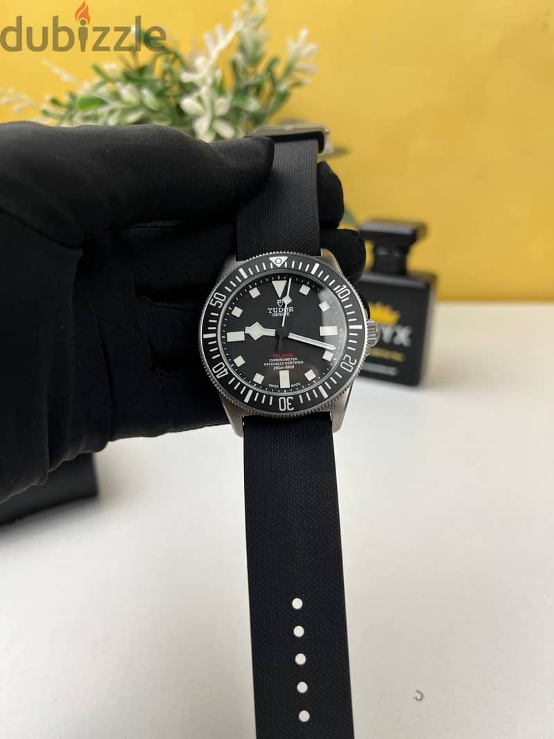 Tudor Pelagos Black Fxd Titanium With Two Strap 1