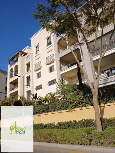 Apartment with a private garden for sale, ready for immediate handover; fully finished, including kitchen and air conditioning, in Mivida
