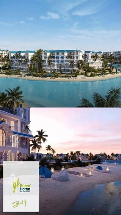 Sky Garden unit available for immediate handover at Mountain View iCity New Cairo, featuring a direct view of the lagoon.