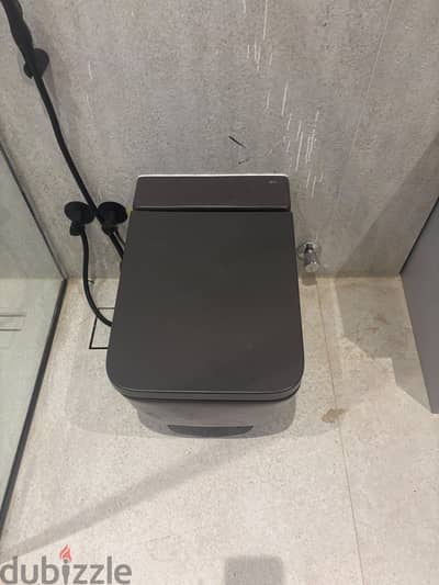 ROCA Wall Mounted Toilet Inspira Onixe with seat cover