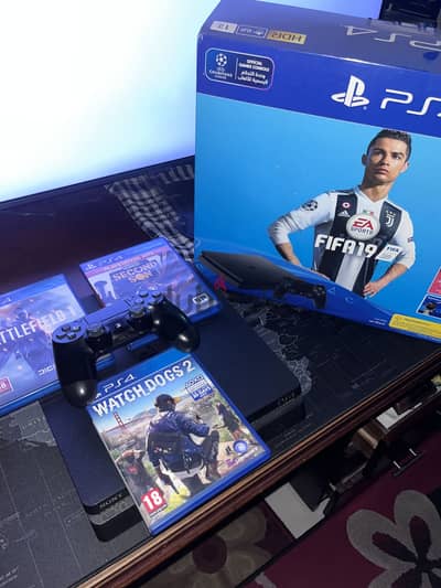 Ps4 used 1 terabyte (1000 gp) + بلص سنه اكسترا