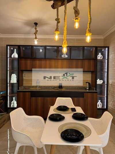 Furnished apartment for rent in one of Madinaty's most prestigious phases. 133 sq m apartment in B15, featuring a superior architectural design, high-