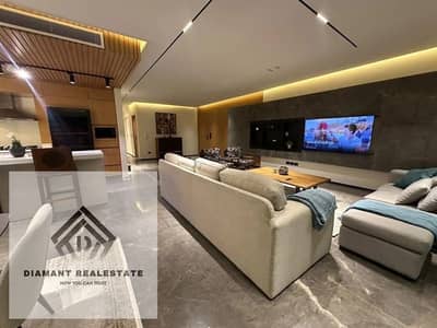 With 228,000Dp Only Apartment 4Bed luxuriously finished in New Capital, directly overlooking lagoon, Installments Over 12 years with 40% discount