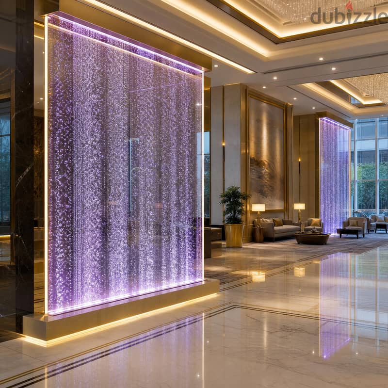 Water Bubbles Curtain Decor with Remote control 10