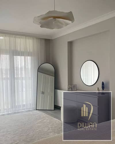 -OFFER  Fully finished apartment for sale . ready to move , located directly on Mohamed Naguib Axis and the Cairo-Suez Road (New Cairo)