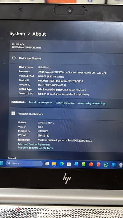 Hp Elitebook 745 G6