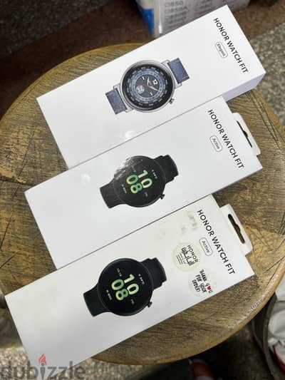 Honor Watch Fit Elegant Blue Active  Black  جديد متبرشم