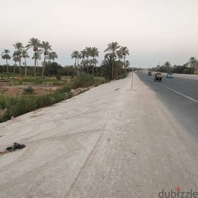 فدان فى نفيشة على الطريق مباشر وجه 80 متر