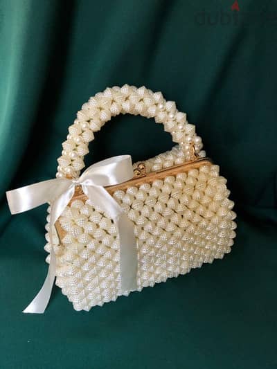 Large beaded bag شنطة كبيرة خرز