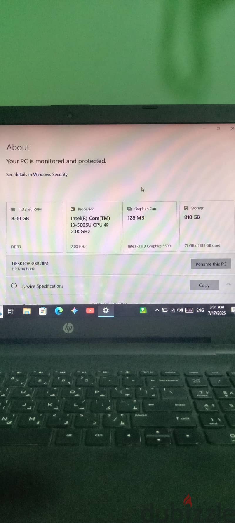 HP Note Book 6